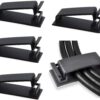 50Pcs Self Adhesive Cable Management Clips-Black