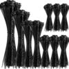 Black-4+6+8+10+12-Inch(1000PCS Set)