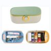 135 Pcs Family Sewing Supplies Repair Kit-Green