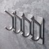 4 PCS Stainless Steel Towel Hook-Silver