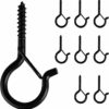 8 PCS Screw Hooks