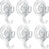 6 PCS Suction Cup Hooks