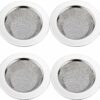 4 PCS Kitchen Sink Strainer Stainless Steel