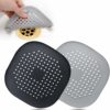 2 PCS Hair Drain Catcher-Black Grey