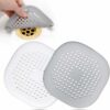 2 PCS Hair Drain Catcher-Grey White