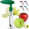 Apple corer - green