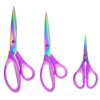 3 PCS Craft Scissors-Purple